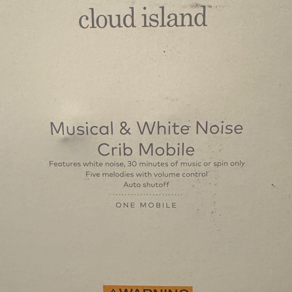 Brand New Cloud Island Musical Crib Mobile with White Noise - Picture 3 of 5